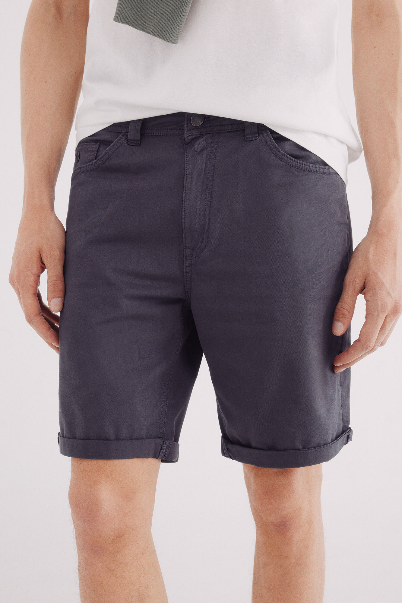 Springfield Bermuda cor clara lavada slim fit