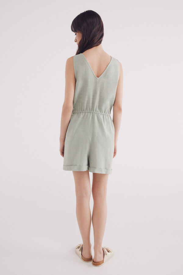 Springfield Macac&atilde;o curto de algod&atilde;o verde