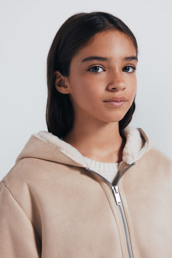 Springfield Kids Chaqueta cremallera ni&ntilde;a nude