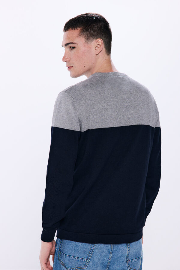 Springfield Jersey b&aacute;sico color block azul