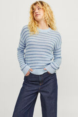 Jack & Jones Su&eacute;ter riscas fino azul