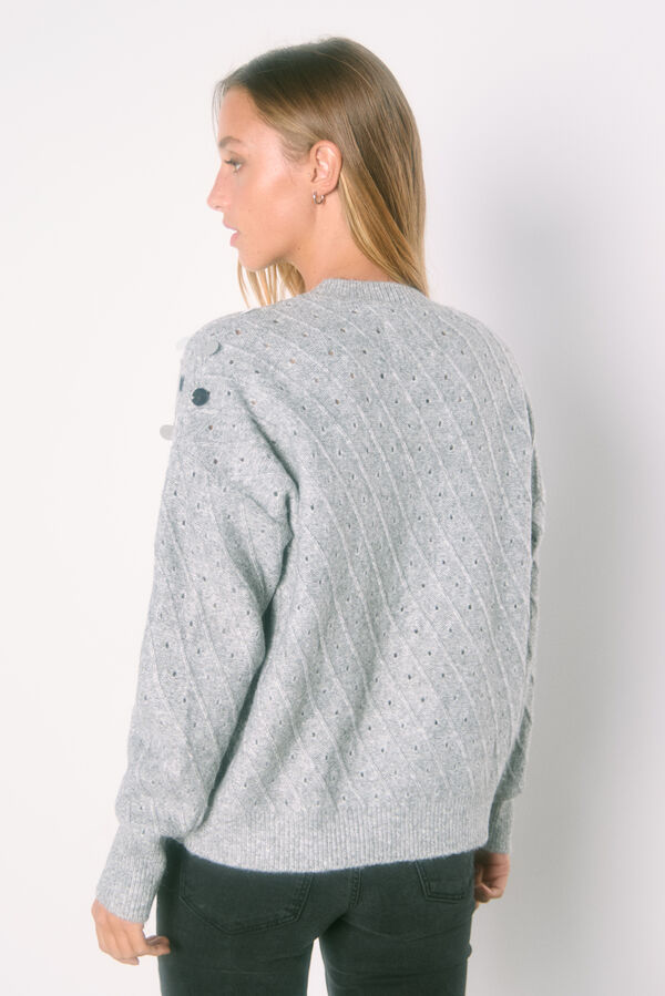 High Spirits Su&eacute;ter "radiante" cinzento