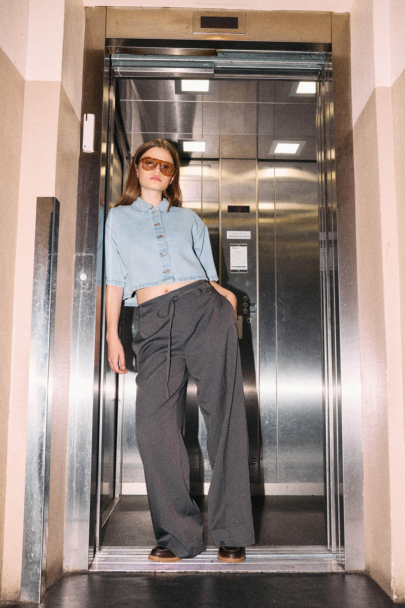 Noisy May Pantal&oacute;n tailoring con lazada