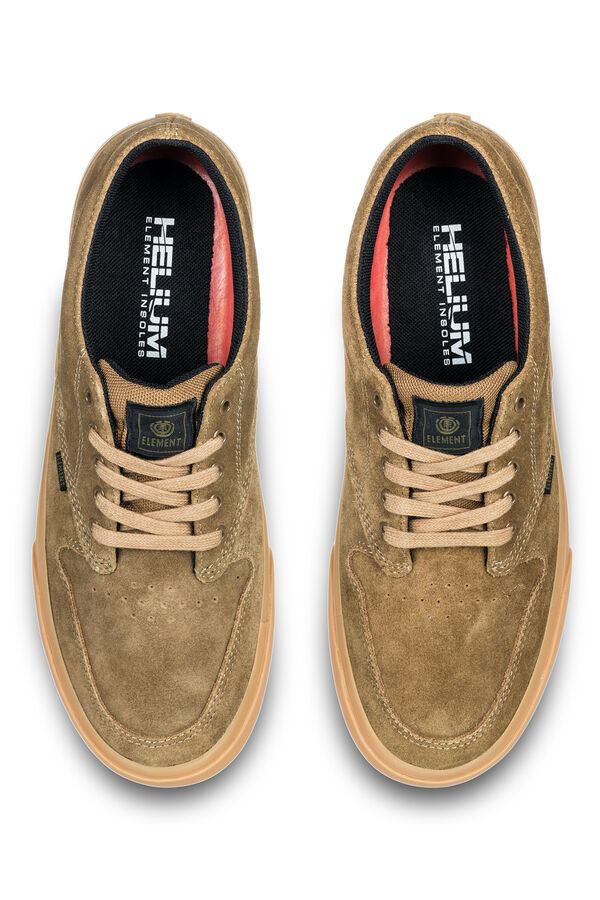 Element Zapatillas de cuero para Hombre marr&oacute;n