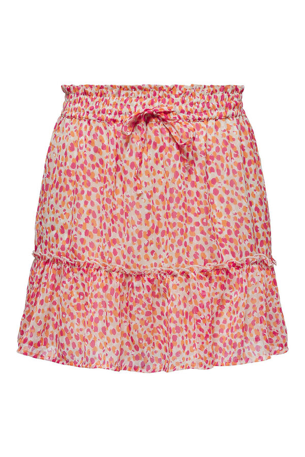 JDY Minissaia folhos cinzento