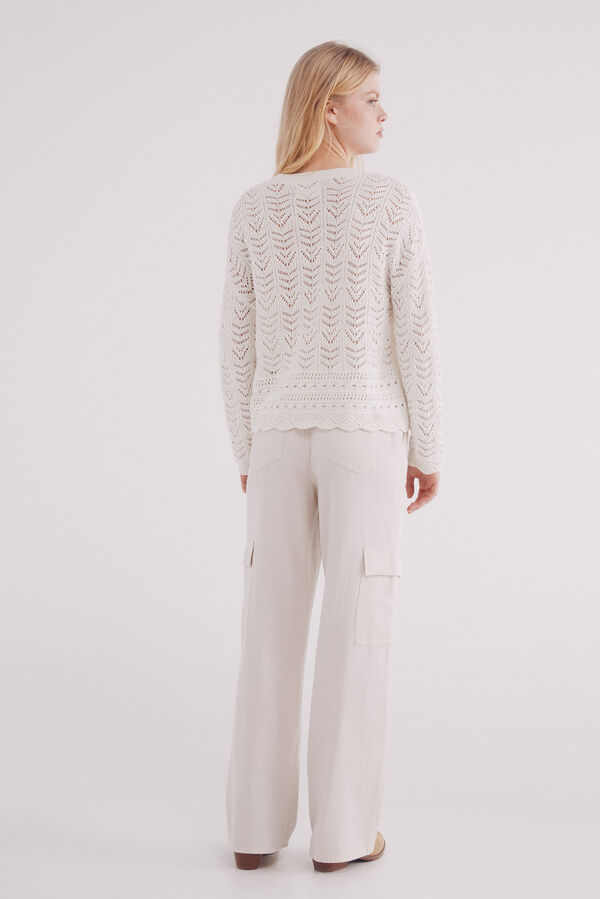 Springfield Pantal&oacute;n cargo ligero beige