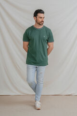 Celopman Camiseta b&aacute;sica verde