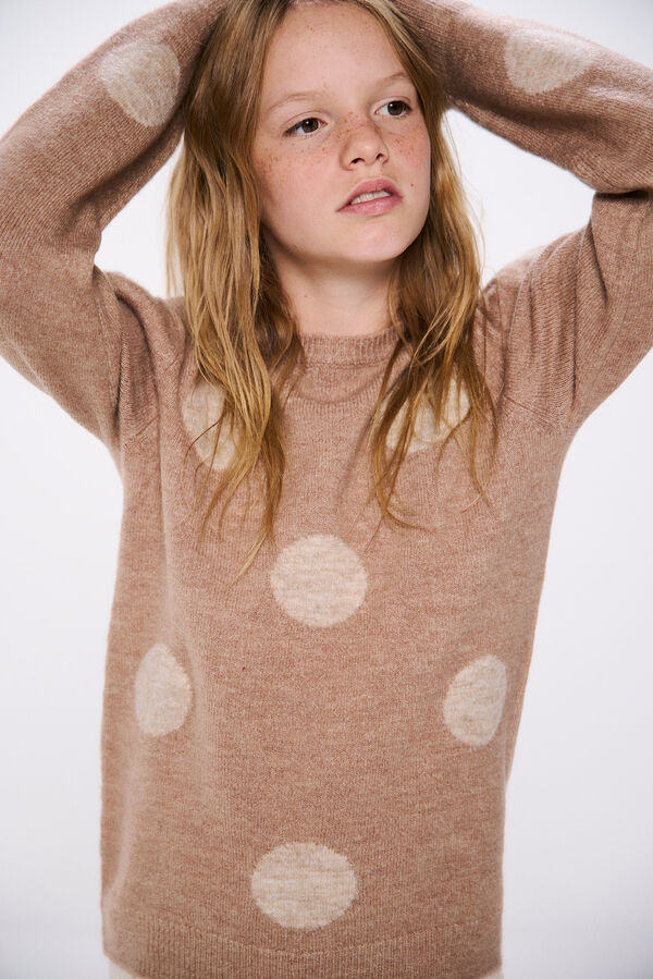 Springfield Kids Camisola bolinhas menina cru