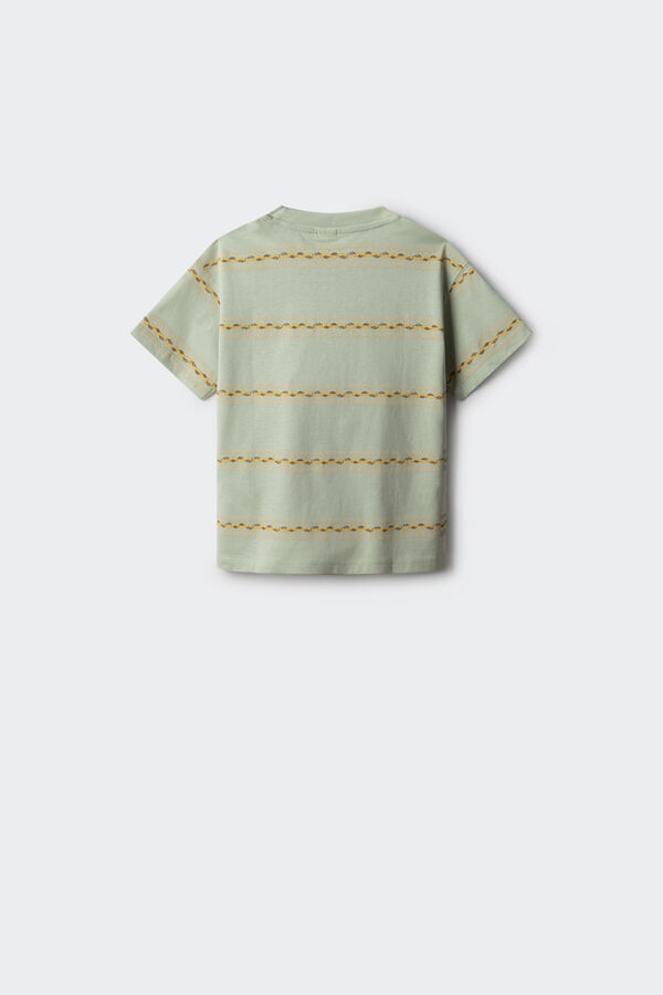 Springfield Kids Camiseta rayas ni&ntilde;o verde