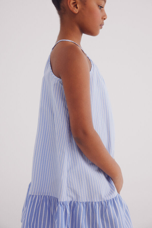 Springfield Kids Vestido riscas menina azul