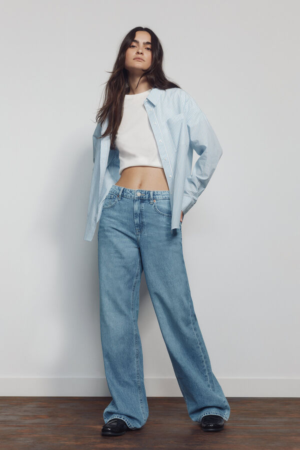 Springfield Cal&ccedil;as jeans largas azul