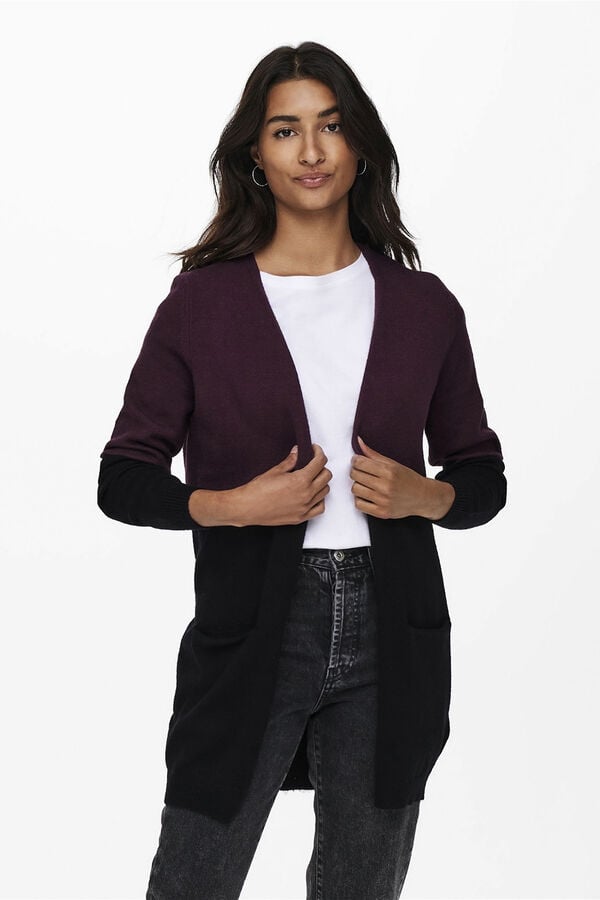 Only Casaco de malha rosa