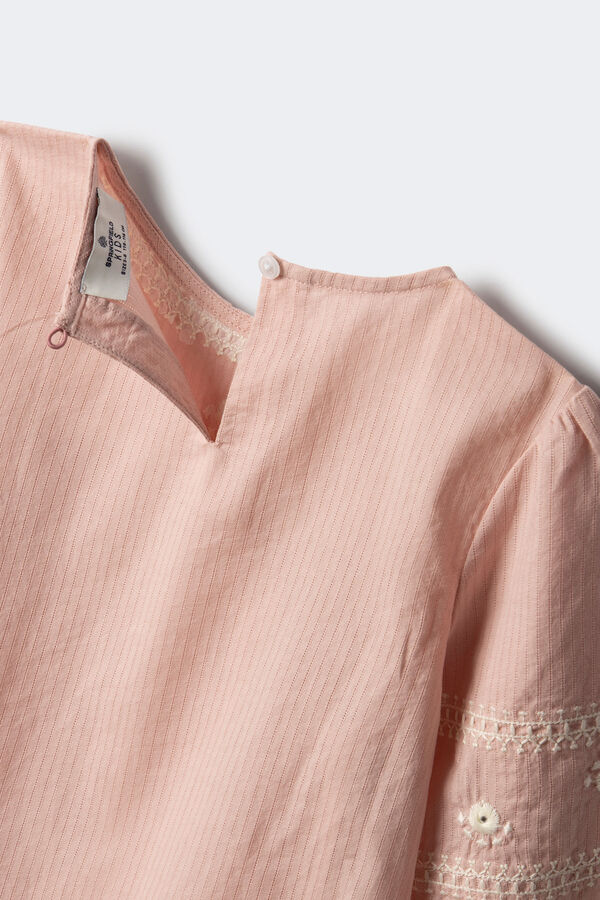 Springfield Kids Blusa bordados ni&ntilde;a rosa