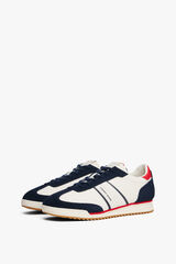 Tommy Jeans T&ecirc;nis retr&ocirc; Tommy Jeans em azul, branco e vermelho azul