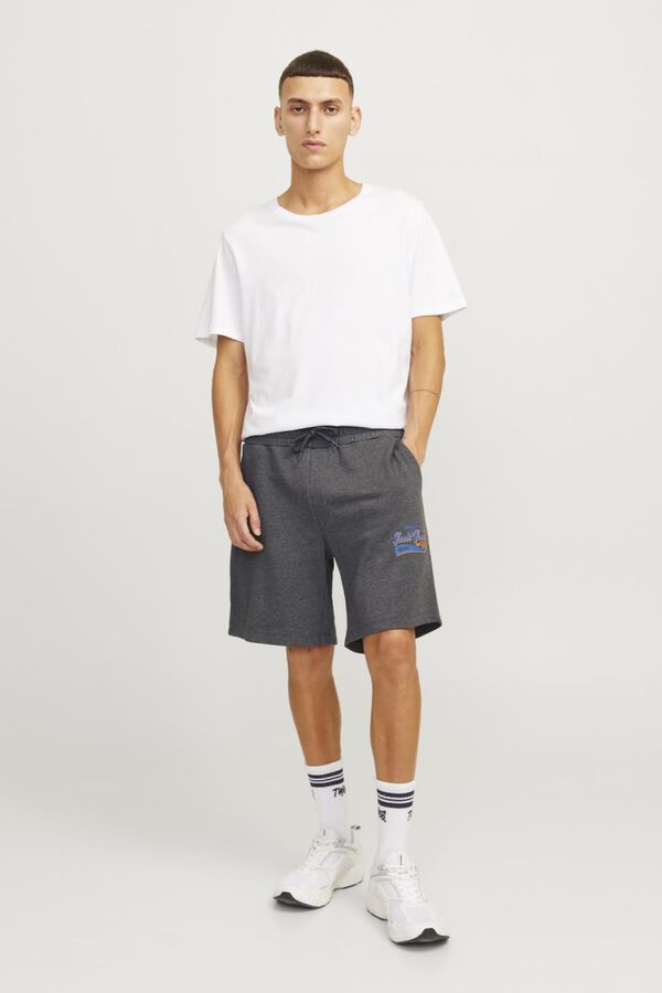 Jack & Jones Pantal&oacute;n corto jogger gris