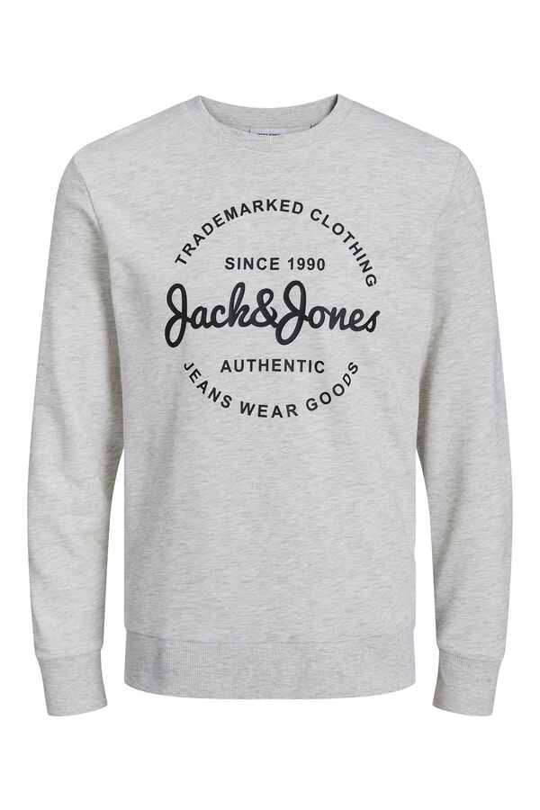 Jack & Jones PLUS Sudadera est&aacute;ndar Plus blanco