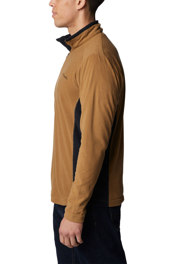 Columbia Forro meia fecho-&eacute;clair para homem Columbia Klamath Range&trade; II castanho