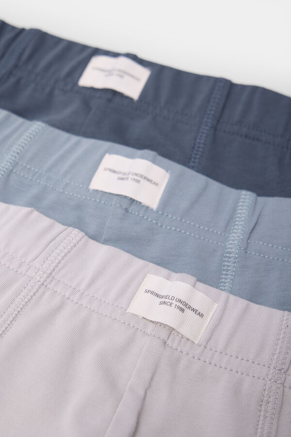Springfield Pack 3 boxers conforto azul