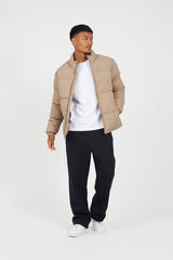 Brave Soul Plum&iacute;fero acolchado tostado