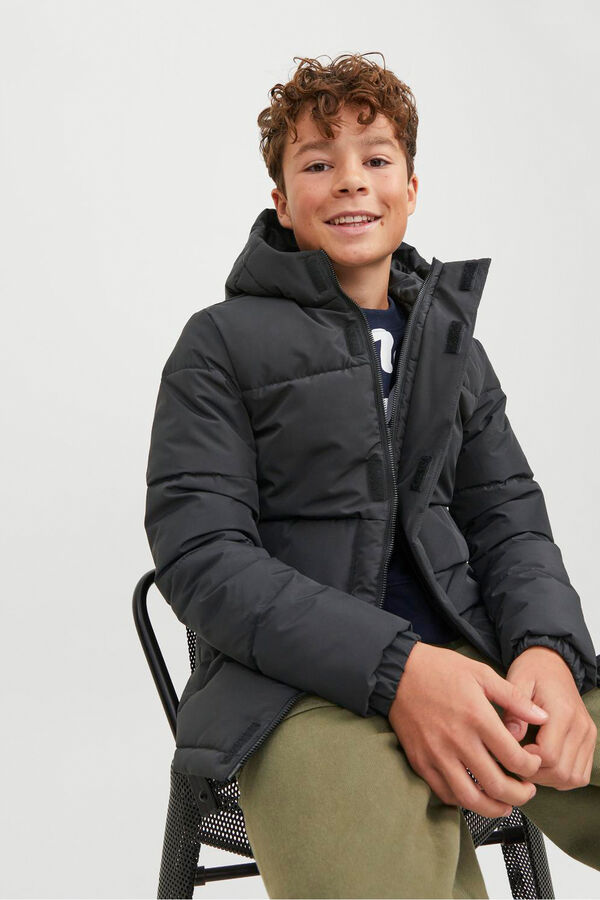 Jack & Jones Junior Blus&atilde;o acolchoado preto