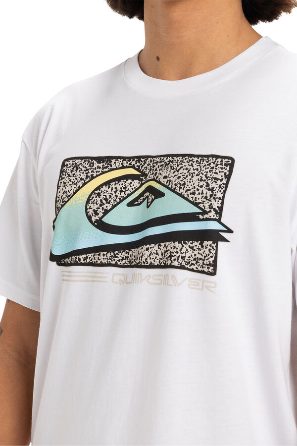 Quiksilver  Camiseta masculina de manga curta branco
