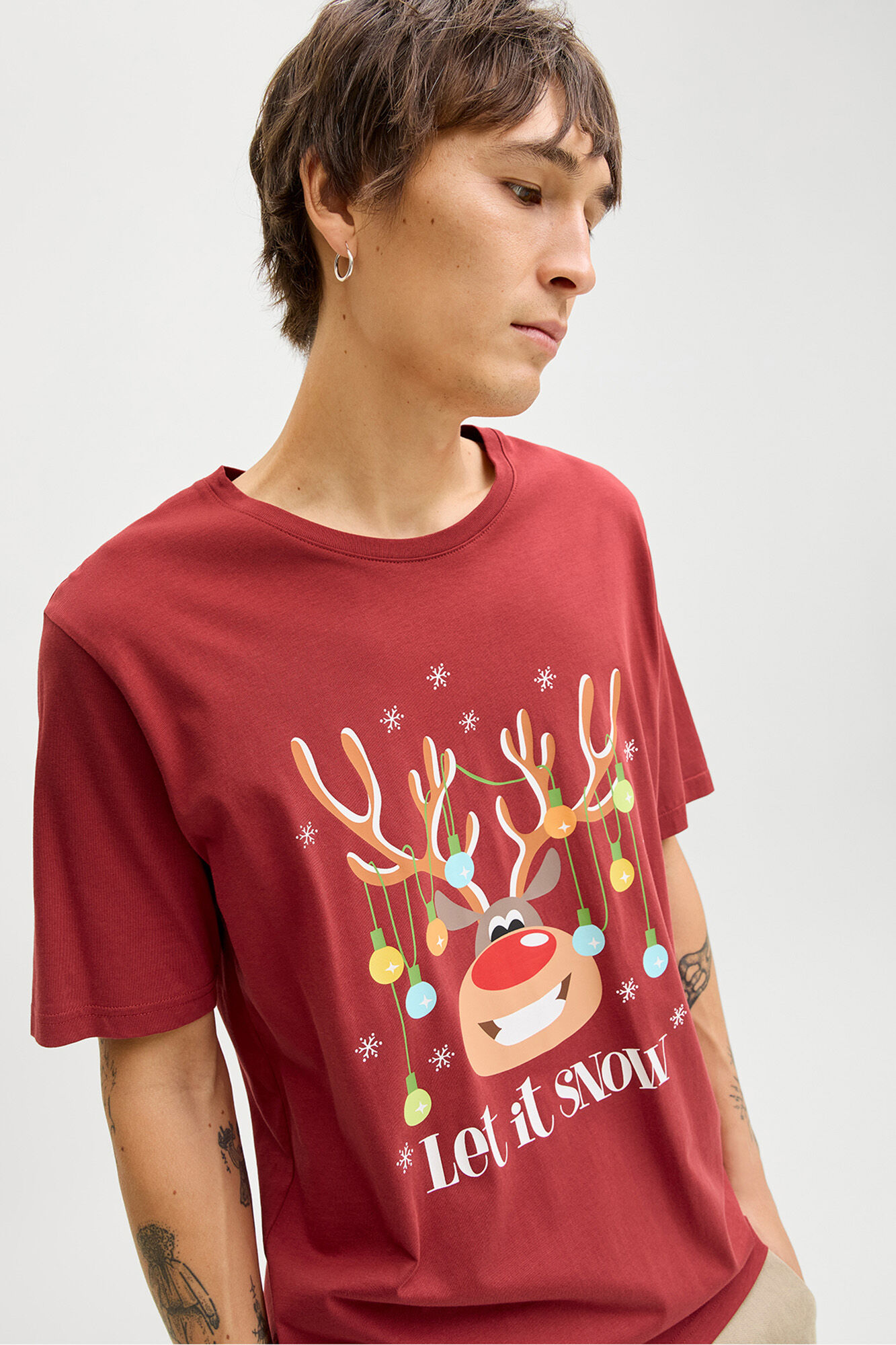 Jack & Jones T-shirt de Natal de manga curta
