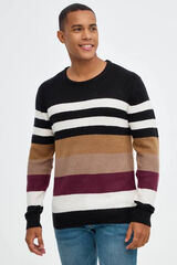 Inside Jersey Rayas negro