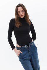 Oxxo Body de cuello alto negro