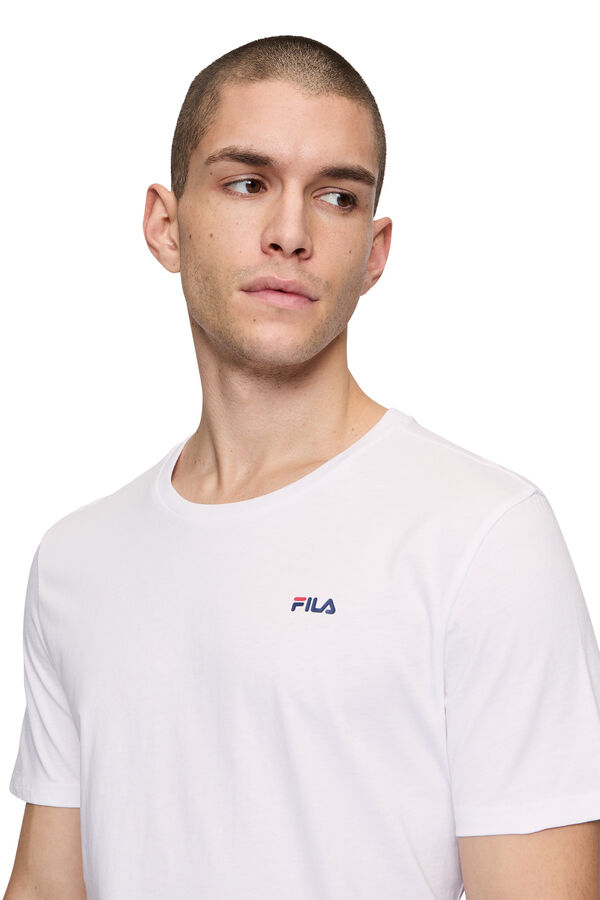 Fila T-shirt de homem de manga curta  cinzento