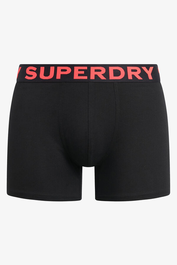Superdry Boxer pack de 3 negro