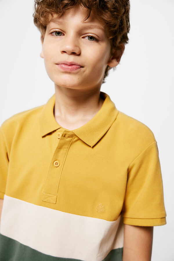 Springfield Kids Polo color block menino branco