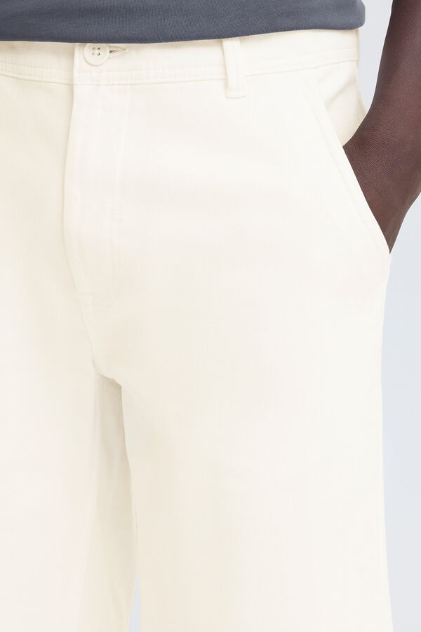 Blend Bermuda estilo chino branco