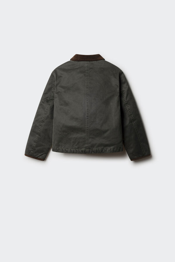 Springfield Kids Detalhes do Parka menina Caqui escuro