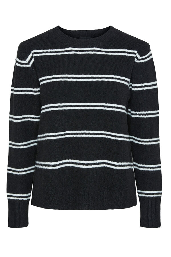 Pieces Camisola de malha  preto