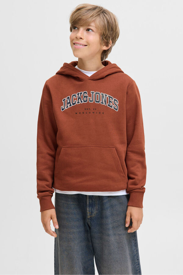 Jack & Jones Junior Sudadera logo rojo