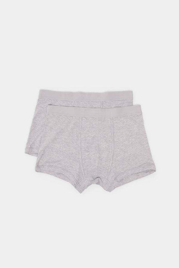 Springfield Pack 2 boxers b&aacute;sicos gris
