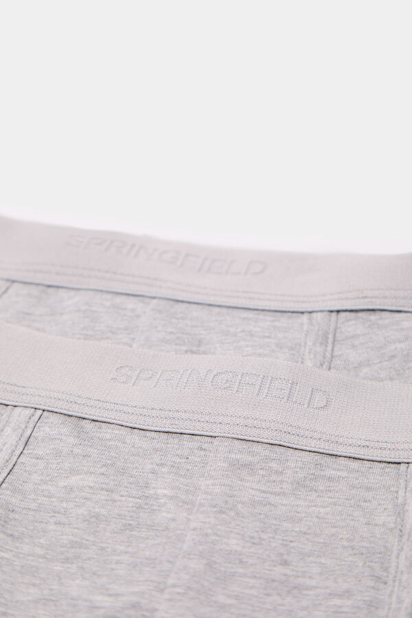 Springfield Pack 2 boxers b&aacute;sicos gris