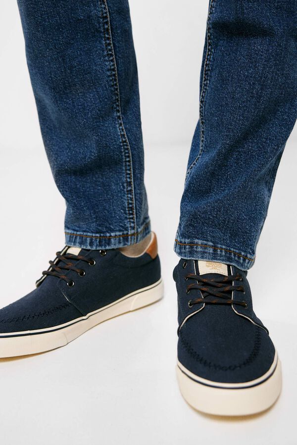 Springfield Jeans slim lavado oscuro azul