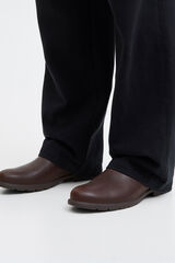 Jack & Jones Botas chelsea marr&oacute;n