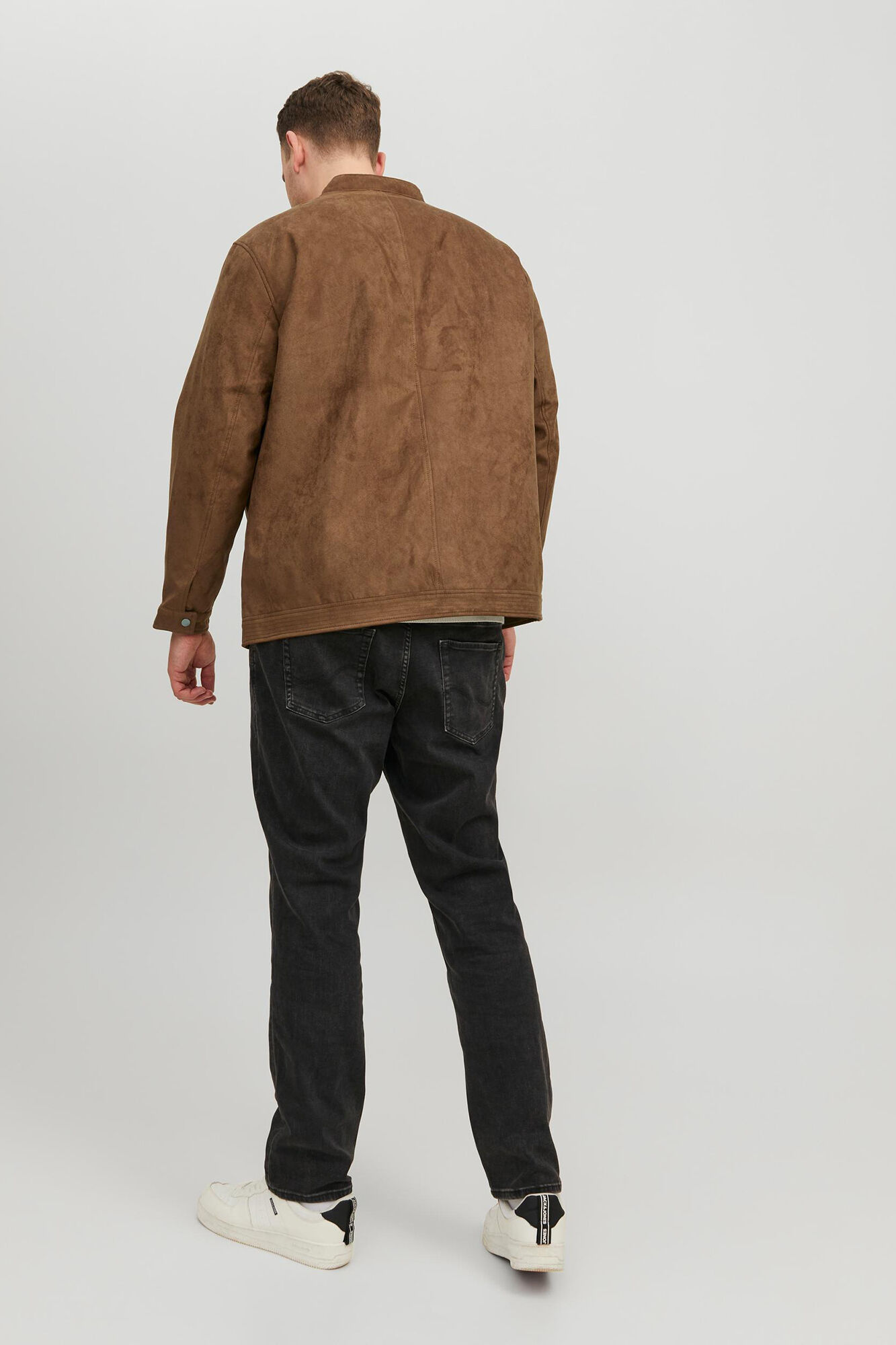 Jack & Jones PLUS Cazadora s&iacute;mil piel Plus
