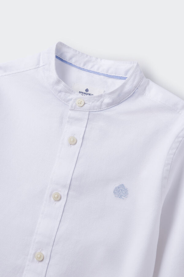Springfield Kids Camisa estrutura menino branco
