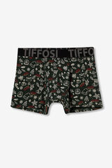 Tiffosi Boxers estampados de Natal cinzento