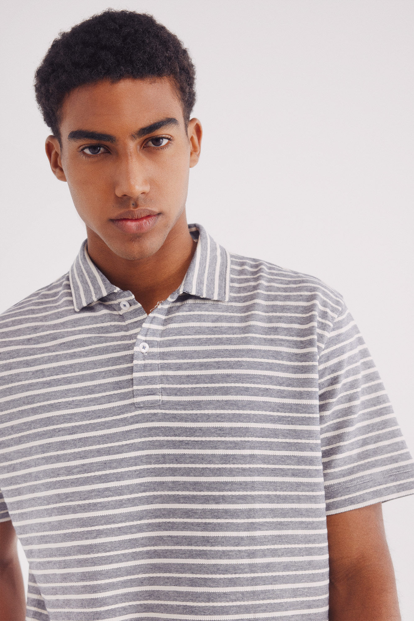 Springfield Polo jersey microraya estructura regular fit