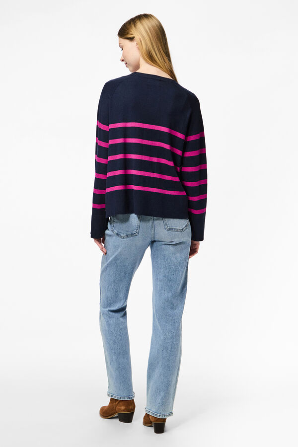 Pieces Jersey de punto azul