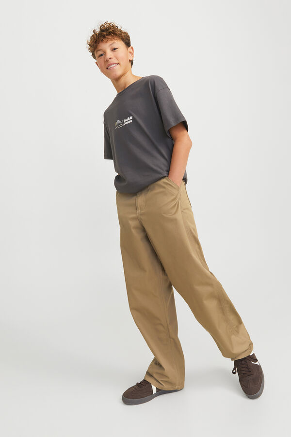 Jack & Jones Junior Cal&ccedil;as relaxadas cru