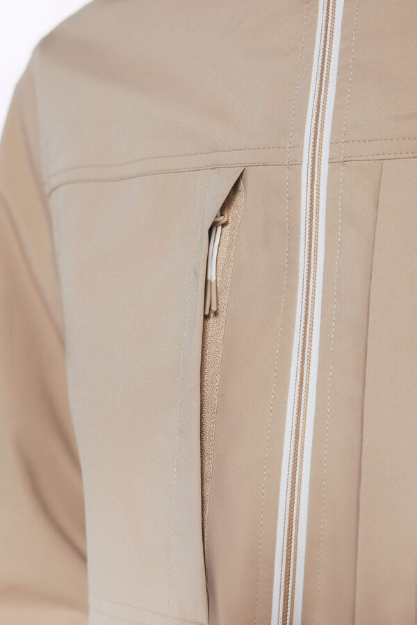 Springfield Parka t&eacute;cnica castanho
