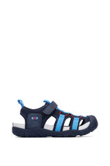 XTI Kids Sandalias cangrejeras velcro azul