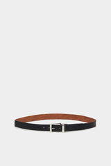 Springfield Cinto revers&iacute;vel microperfurado preto