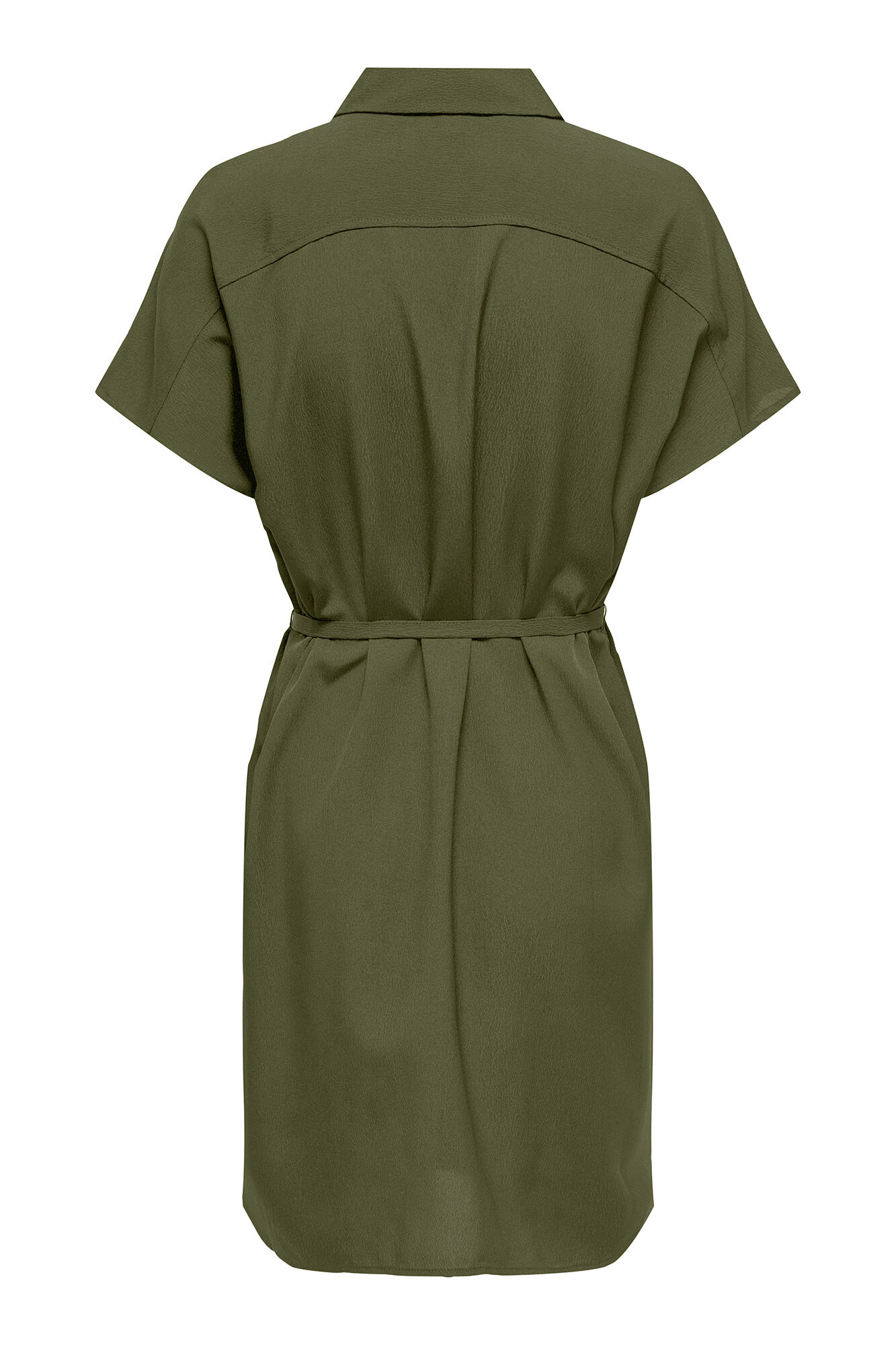 Only Vestido camiseiro midi