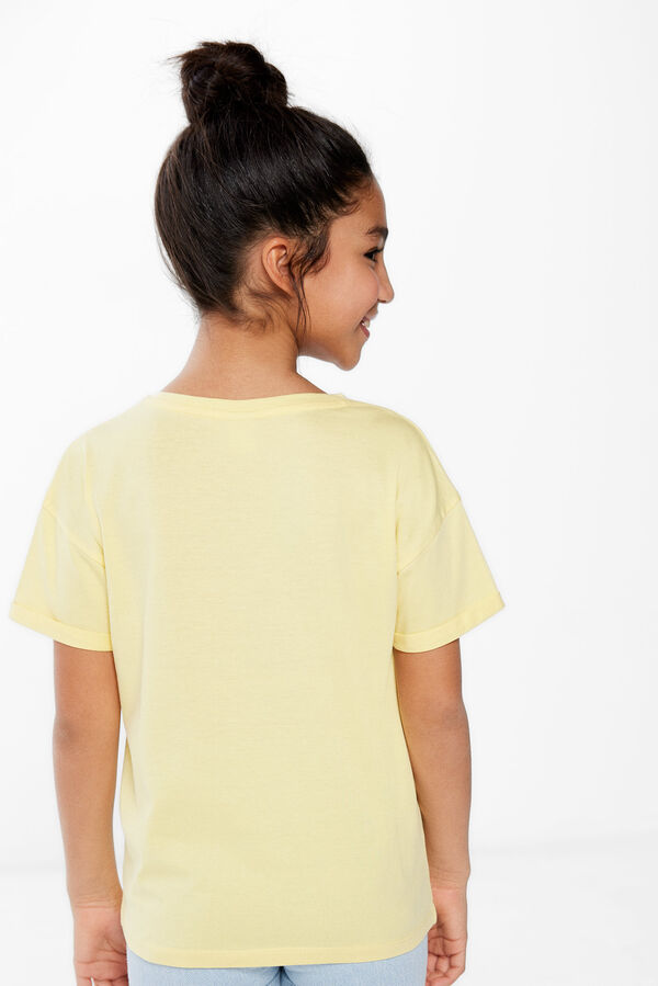 Springfield Kids Camiseta mariposa niña amarillo